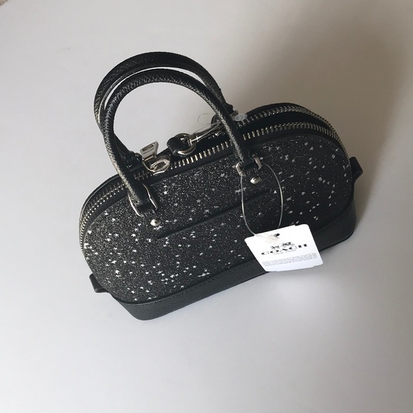 Coach Black Ultra Mini Glitter Crossbody - Picture 3 of 5